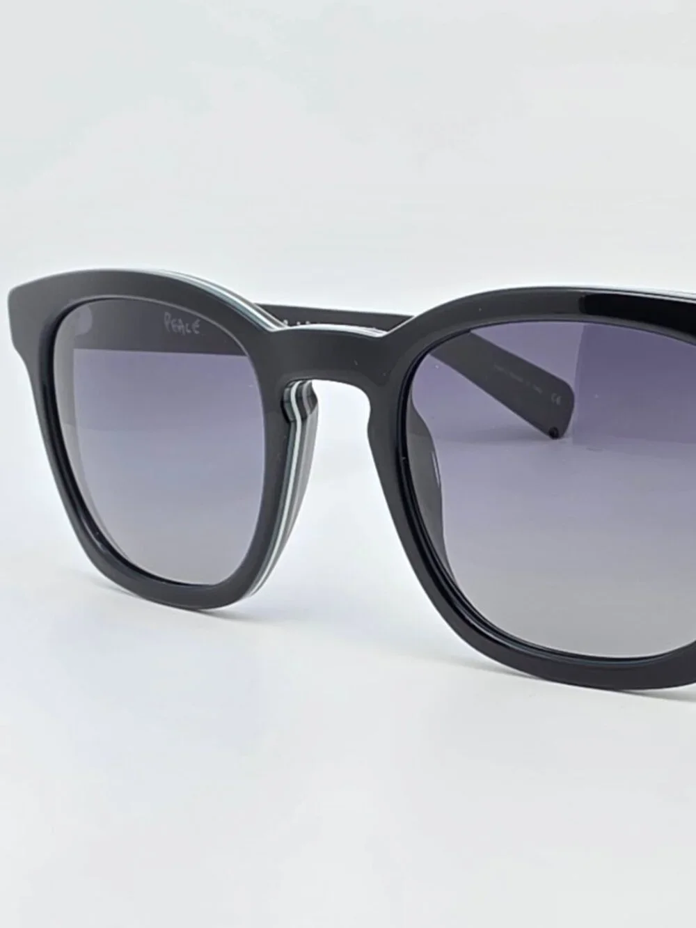 Paul Smith PM8217-S Rockley Onyx Stripe Frame Polarized Grey Lens Sunglasses